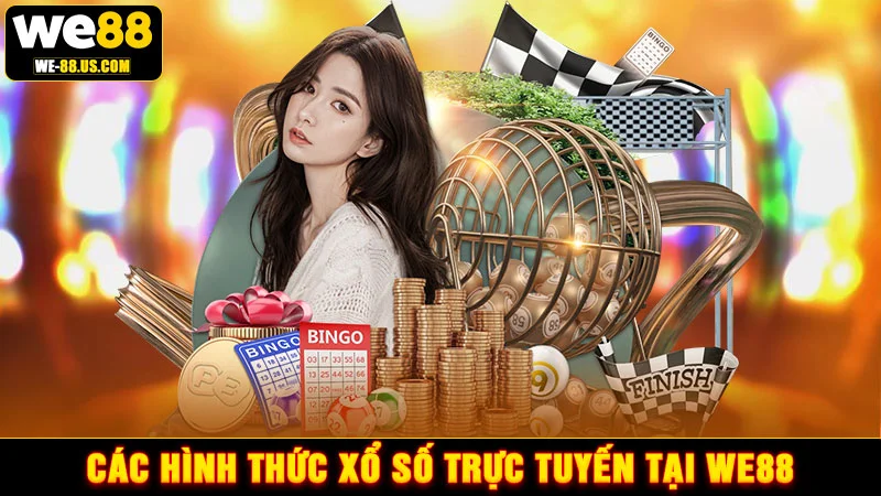 Các hình thức xổ số trực tuyến tại WE88